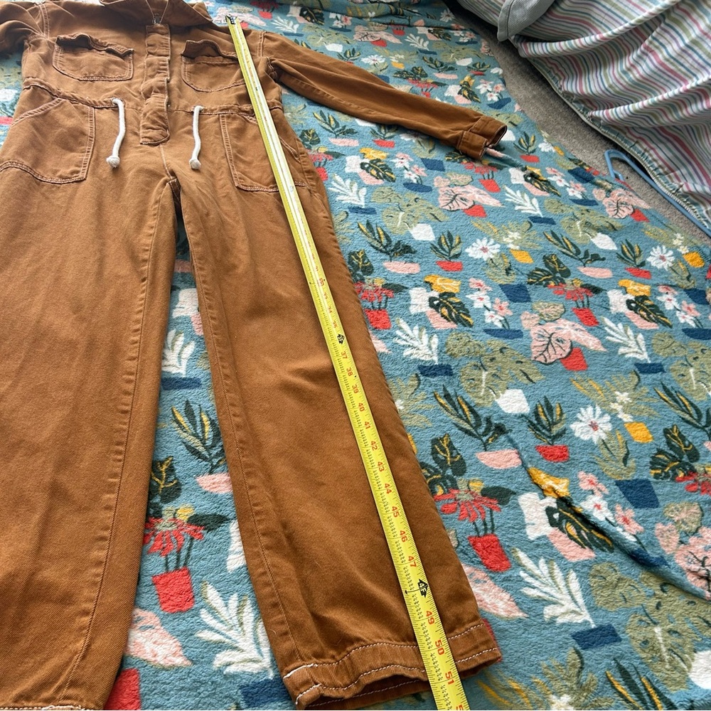 Abercrombie & Fitch utility jumpsuit in rust/brown - Picture 10 of 12